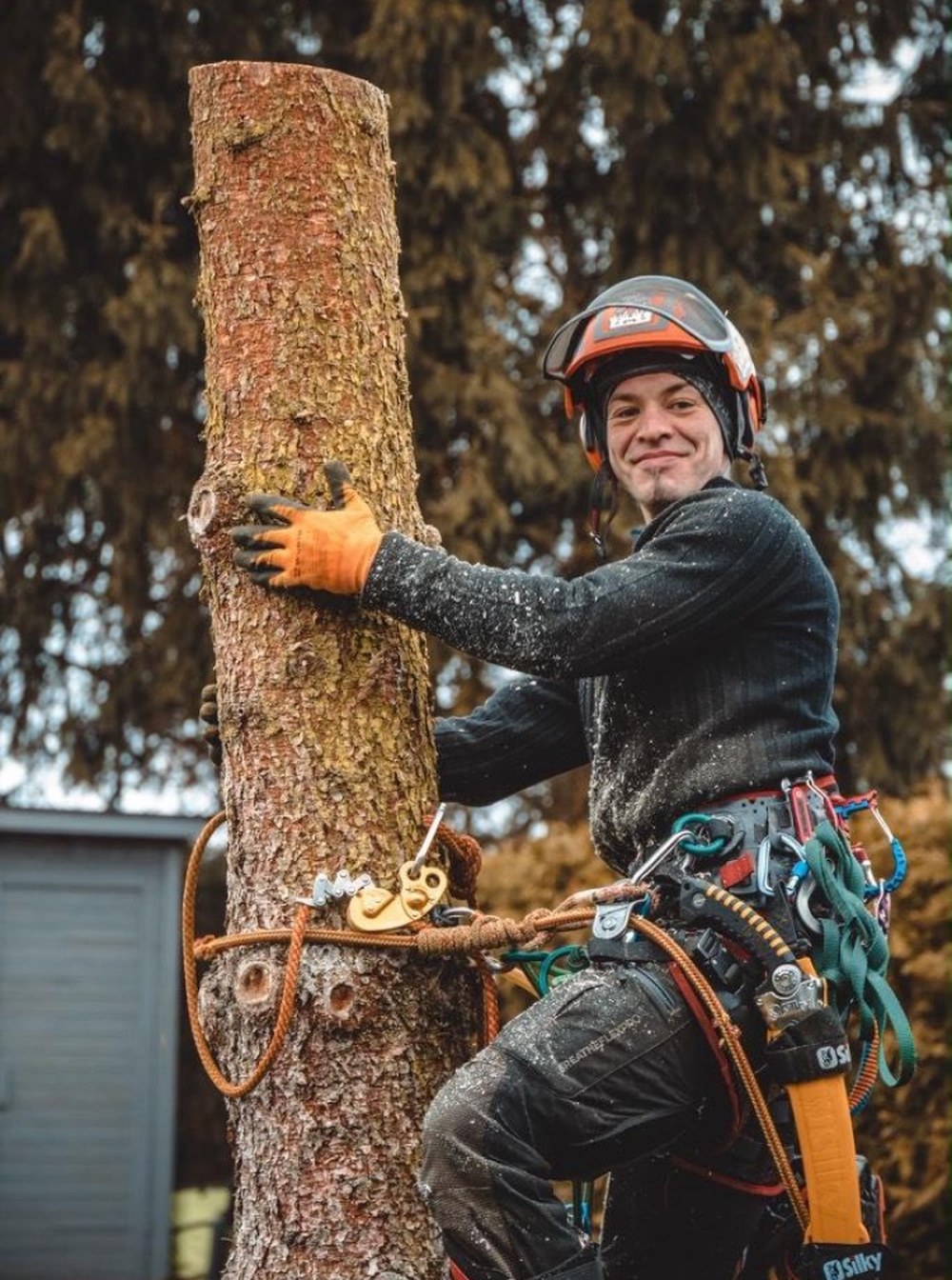 Ricky Koch bei der Arbeit